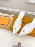 日本未入荷 ルイヴィトン 激安偽物 星型の子猫と尖った半スリッパ