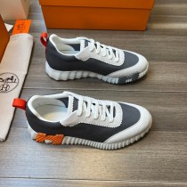 累積売上総額第１位！エルメス 偽物通販 ハイテク通気性のあるキャンバススニーカー