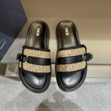追跡付 ディオール コピーおすすめ の最新H-TownシリーズOblique厚底スリッパサンダル