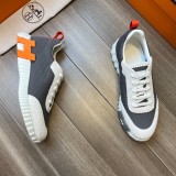 累積売上総額第１位！エルメス 偽物通販 ハイテク通気性のあるキャンバススニーカー