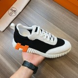 使い勝手良しエルメス コピーおすすめ ハイテク通気性のあるキャンバススニーカー