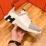 【限定】エルメス 激安通販 ハイテク通気性のあるキャンバススニーカー