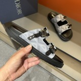 ★超人気 ディオール 偽物通販 の最新H-TownシリーズOblique厚底スリッパサンダル