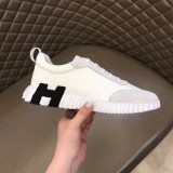【話題商品！】エルメス コピー ハイテク通気性のあるキャンバススニーカー