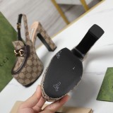 超奇跡の入荷☆ グッチ スーパーコピー 2024春モデル新防水台ハイヒールローマサンダル