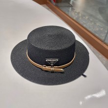 【限定】プラダ コピーおすすめ の新しい草編み日除け麦わら帽子