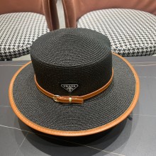 ★超人気 プラダ n級品 2024新型フラットトップカバーサイド麦わら帽子
