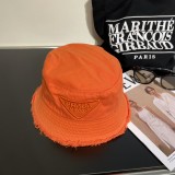 【話題商品！】プラダ コピー 三角標の立体文字刺繍バリ漁師帽