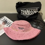 追跡付 プラダ 偽物通販 麦わら帽子漁師帽