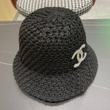 使い勝手良し シャネル n級品 2024早春新作透かし彫り菱格子の小さな香風漁師帽