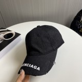 超話題! バレンシアガ コピー 水洗いして古いデニムの野球帽