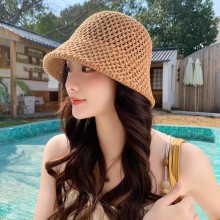 新作 シャネル コピー 2024早春新作透かし彫り菱格子の小さな香風漁師帽