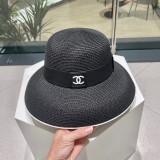 【話題商品！】シャネル コピー の小さな香風に厚く編んだ鉢帽の麦わら帽子