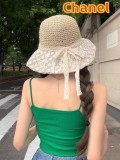 入手困難 シャネル コピー 海辺の帽子夏の日焼け止め麦わら帽子