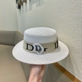 入手困難 ディオール n級品 2024新ブランド編み鉢帽麦わら帽子
