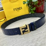日本未入荷 フェンディ コピー ダブルリング正逆用ベルトFFボタンバックル