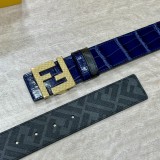 日本未入荷 フェンディ コピー ダブルリング正逆用ベルトFFボタンバックル