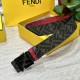 【限定】フェンディ スーパーコピー ダブルリング正逆用ベルトFFボタンバックル