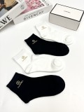 【限定】 シャネル スーパーコピー クラシックアルファベットロゴコットンソックス