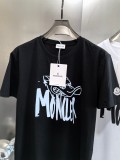 追跡付 モンクレール n級品 ドナルドダック趣味のアルファベットプリント半袖Tシャツ