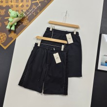 高品質 フェンディ 偽物通販 24 ss夏の新作ダブルFリボンカジュアルパンツ5分パンツ