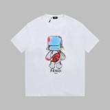 使い勝手良し フェンディ n級品 の新型クマ柄プリントTシャツ
