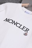 日本未入荷 モンクレール n級品 重工刺繍ロゴラウンドネック半袖Tシャツ