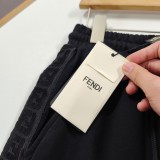 高品質 フェンディ 偽物通販 24 ss夏の新作ダブルFリボンカジュアルパンツ5分パンツ