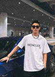 日本未入荷 モンクレール n級品 重工刺繍ロゴラウンドネック半袖Tシャツ