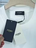 超話題!フェンディ 偽物通販 悪魔の目男女同じコットン丸首半袖Tシャツ2色