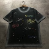 【限定】フェンディ n級品 2024新作ペイントグラフィティプリント半袖Tシャツ