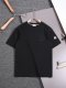 追跡付 モンクレール 激安偽物 刺繍ロゴラウンドネック半袖Tシャツ