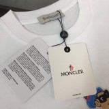 使い勝手良し モンクレール 激安通販 2024 ss新作スキー人形重工刺繍丸首半袖Tシャツ