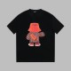 新作 フェンディ コピー の新型クマ柄プリントTシャツ