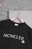 【話題商品！】モンクレール 激安偽物 重工刺繍ロゴラウンドネック半袖Tシャツ