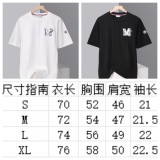 日本未入荷 モンクレール スーパーコピー 2024春夏ベーシックMアルファベット斑点犬タオル刺繍ラウンドネック半袖Tシャツ