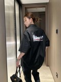 稀少 バレンシアガ コピー アルファベットグラフィティプリントシャツ半袖