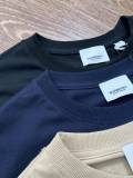 超奇跡の入荷☆ バーバリー 激安偽物 馬術戦馬騎士刺繍ロゴコットン半袖Tシャツ