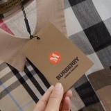 超話題! バーバリー コピーおすすめ スプライシングカラー長袖シャツ