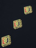 【話題商品！】バーバリー コピー の最新トップバージョンの胸元戦馬刺繍工芸半袖Tシャツ