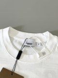 追跡付 バーバリー スーパーコピー 2024 ss背中アルバム明糸刺繍半袖Tシャツ