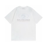 稀少 バレンシアガ 激安偽物 2024 SSファジィLOGO直噴プリント半袖Tシャツ2色