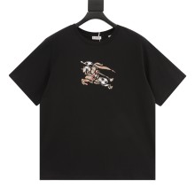 超奇跡の入荷☆ バーバリー スーパーコピーBurberryチェック柄戦馬丸首半袖