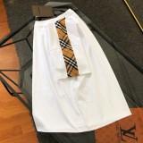 日本未入荷 バーバリー コピーおすすめ 2024SSチェックパッチワーク半袖Tシャツ