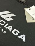 大人気 バレンシアガ 激安通販 パーマシルバー反射プリント半袖