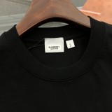 超話題! バーバリー 偽物通販 2024新作スエード発泡アルファベットロゴ半袖Tシャツ