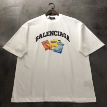 高品質 バレンシアガ n級品 2024限定チョコレートプリント半袖Tシャツ