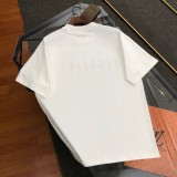 入手困難 バーバリー コピーおすすめ 2024新作スエード発泡アルファベットロゴ半袖Tシャツ