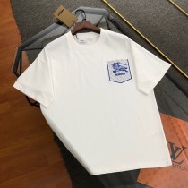 累積売上総額第１位！ バーバリー n級品 2024新作刺繍戦馬ポケット半袖Tシャツ