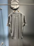 入手困難 フェンディ 偽物通販 タオルジャカードアルファベットラウンドネック半袖Tシャツ